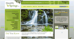 Desktop Screenshot of healthsprings.net